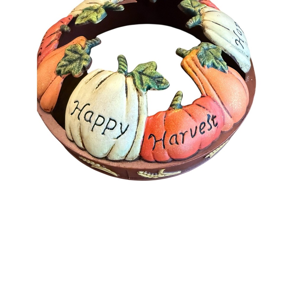 Yankee Candle Illuma-Lid Jar Candle Topper Fall Pumpkins Happy Harvest - Picture 5 of 5